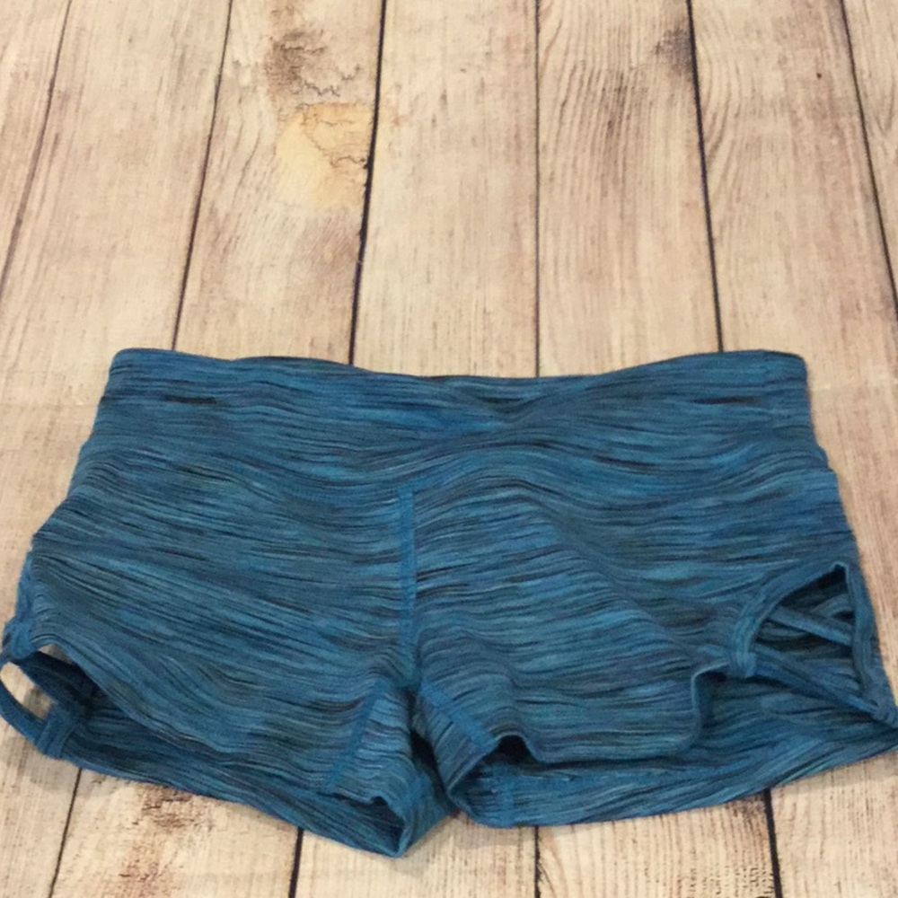 Forever 21 blue Marled athletic shorts, small.